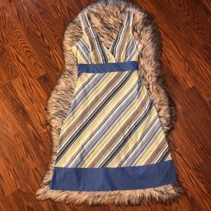 Patagonia Striped Tie Back Sun Dress Sz 4